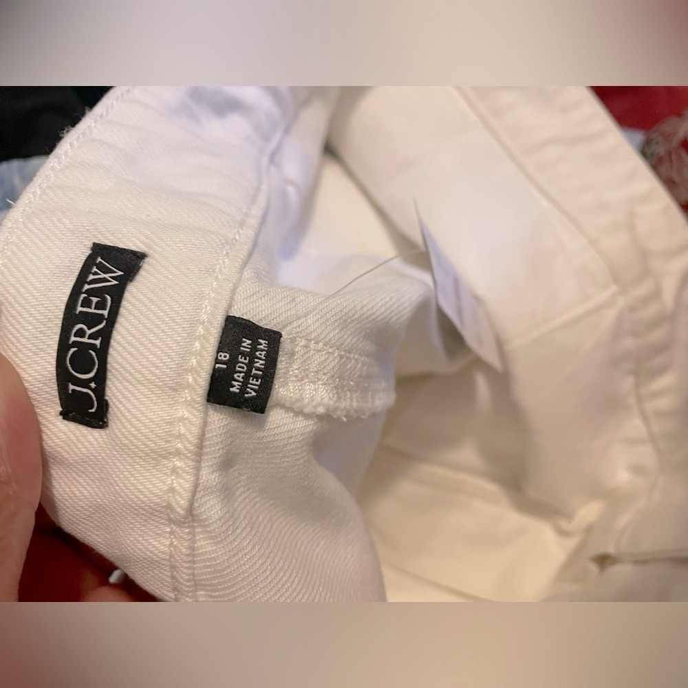 J. Crew White Barrel Jeans - Picture 3 of 5